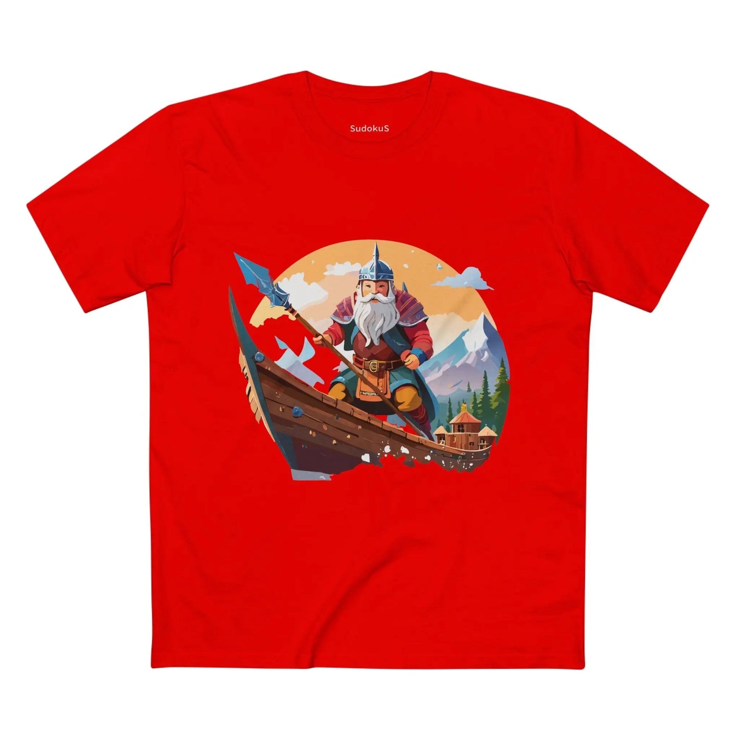 Viking Graphic Unisex 100 Cotton Staple Tee 33