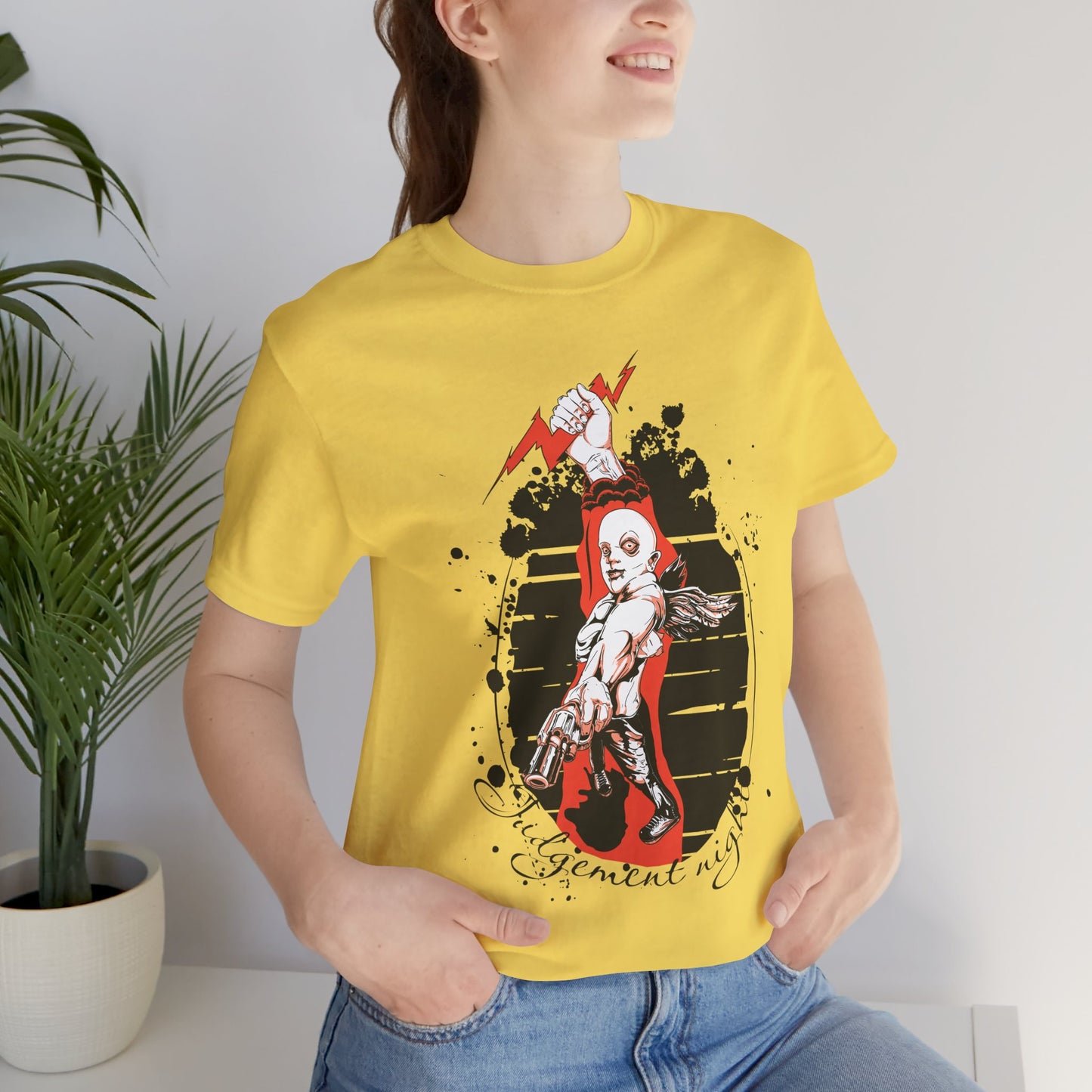 Judgment Night Tee, Artistic Tee, Graphic T-Shirt, Comic Tees, Artistic Comic T-Shirt, Vintage Top