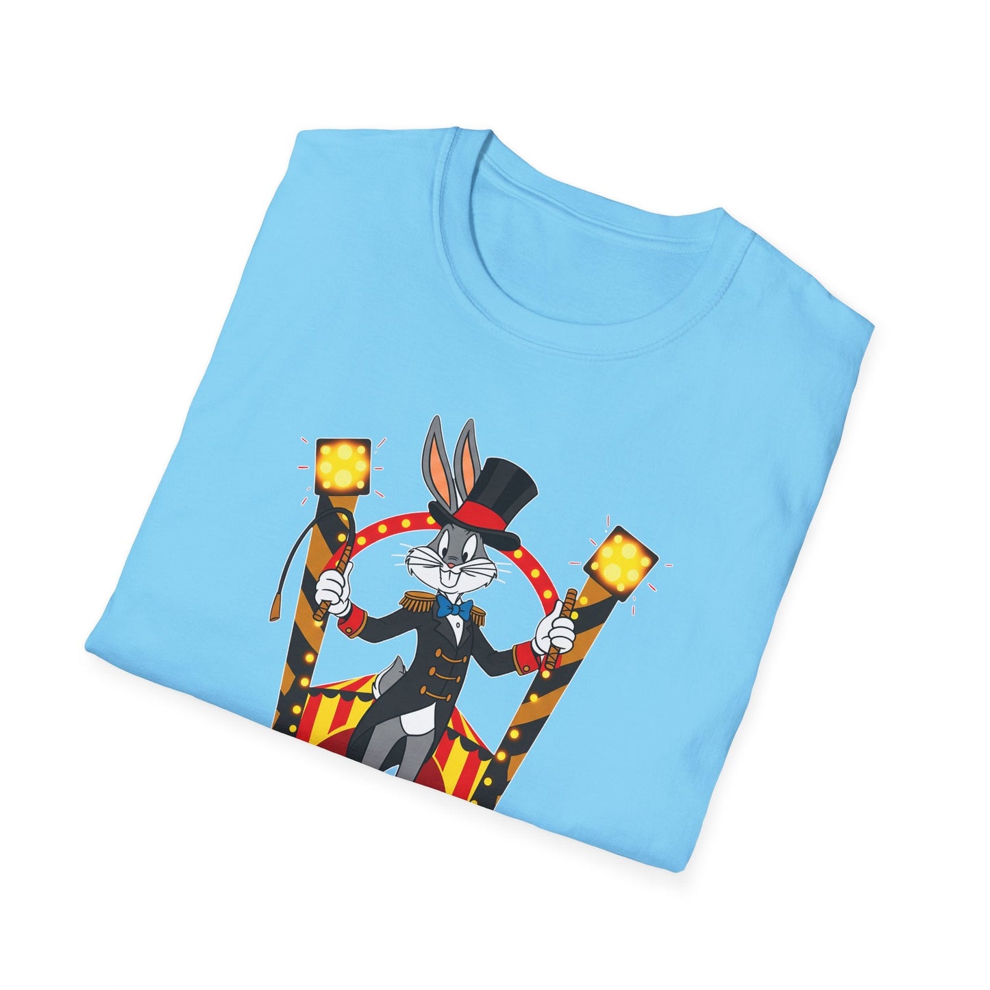Cartoon Bunny Graphic Unisex Cotton Animal Animation Artwork Design Tee 14