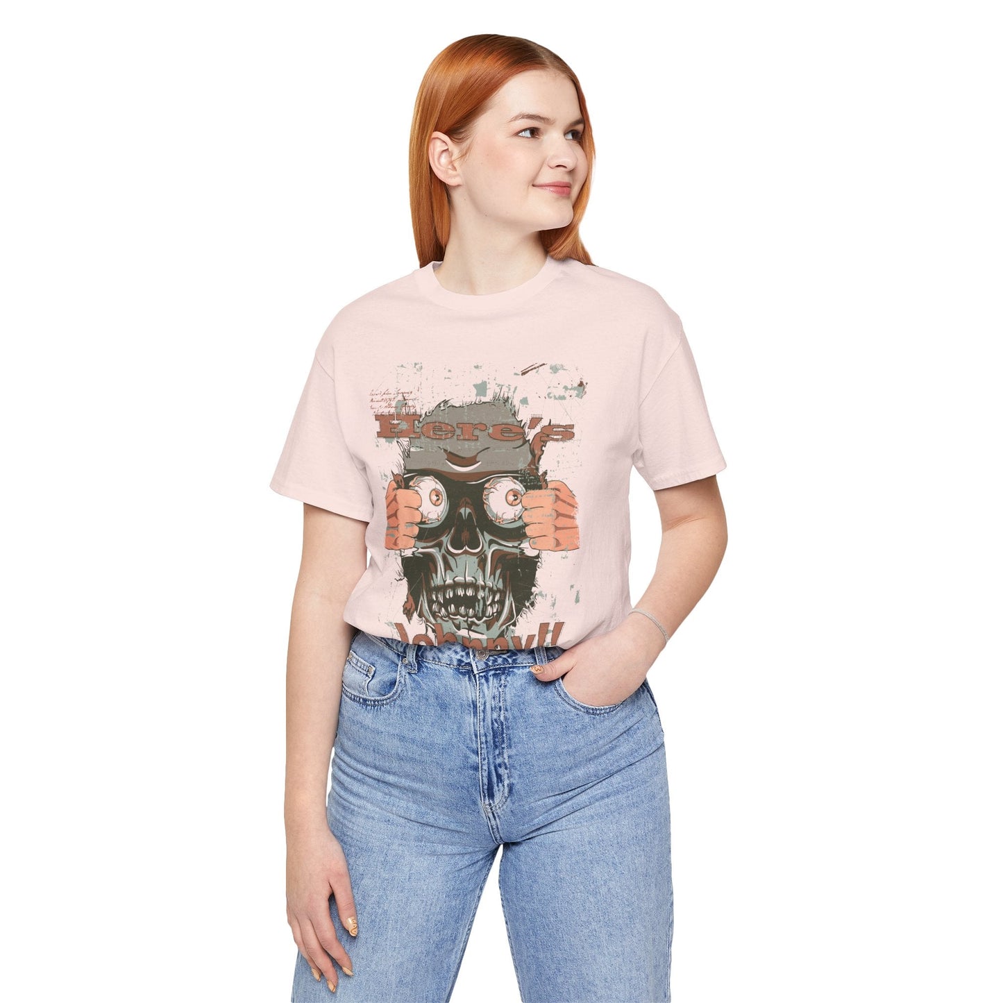 Skull Graphic Unisex Cotton T-Shirt r8