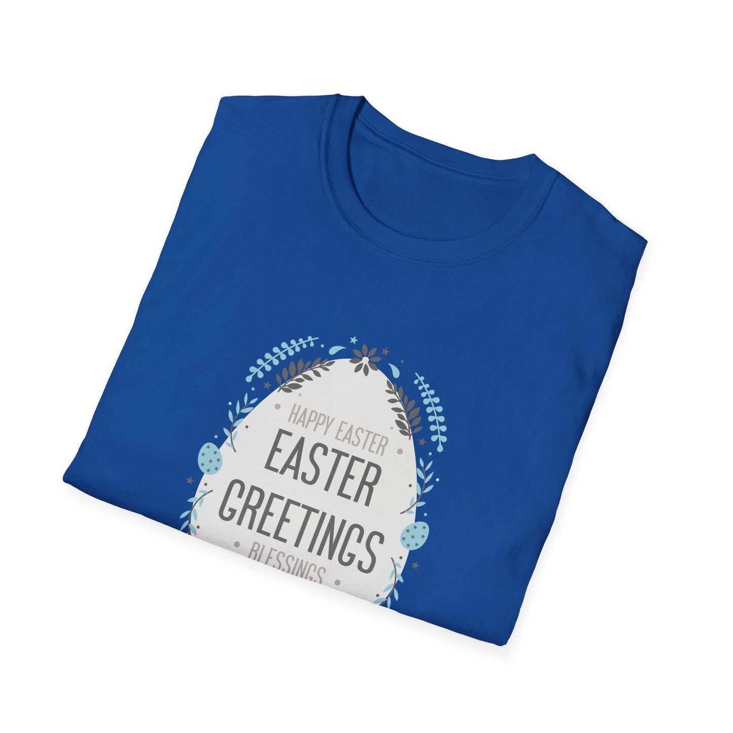 Gildan Easter Unisex Softstyle 64000 T Shirt With Easter Print Design Short Sleeve Tee Edition