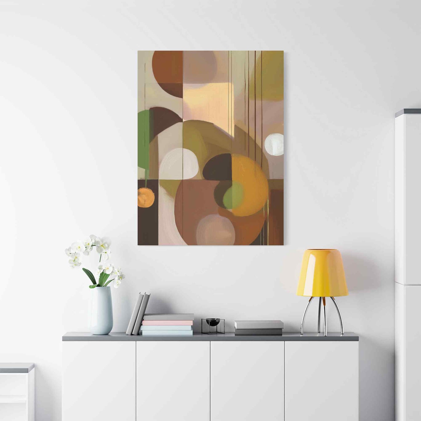 Abstract Geometric Painting Print Canvas 20x24,20x30,24x30 24x32,24x36,30x40 32x48,36x48,40x60 Pine-Wood Inner Frame ABS-54