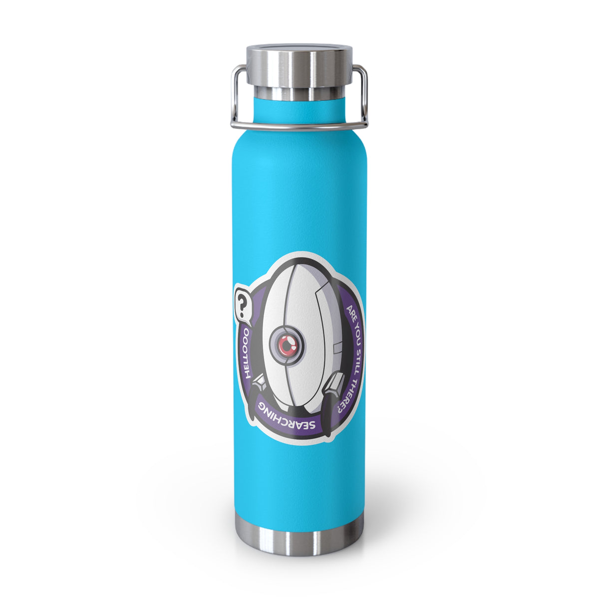 22oz Copper Insulated Water Bottle with Cartoon Design - CV62
