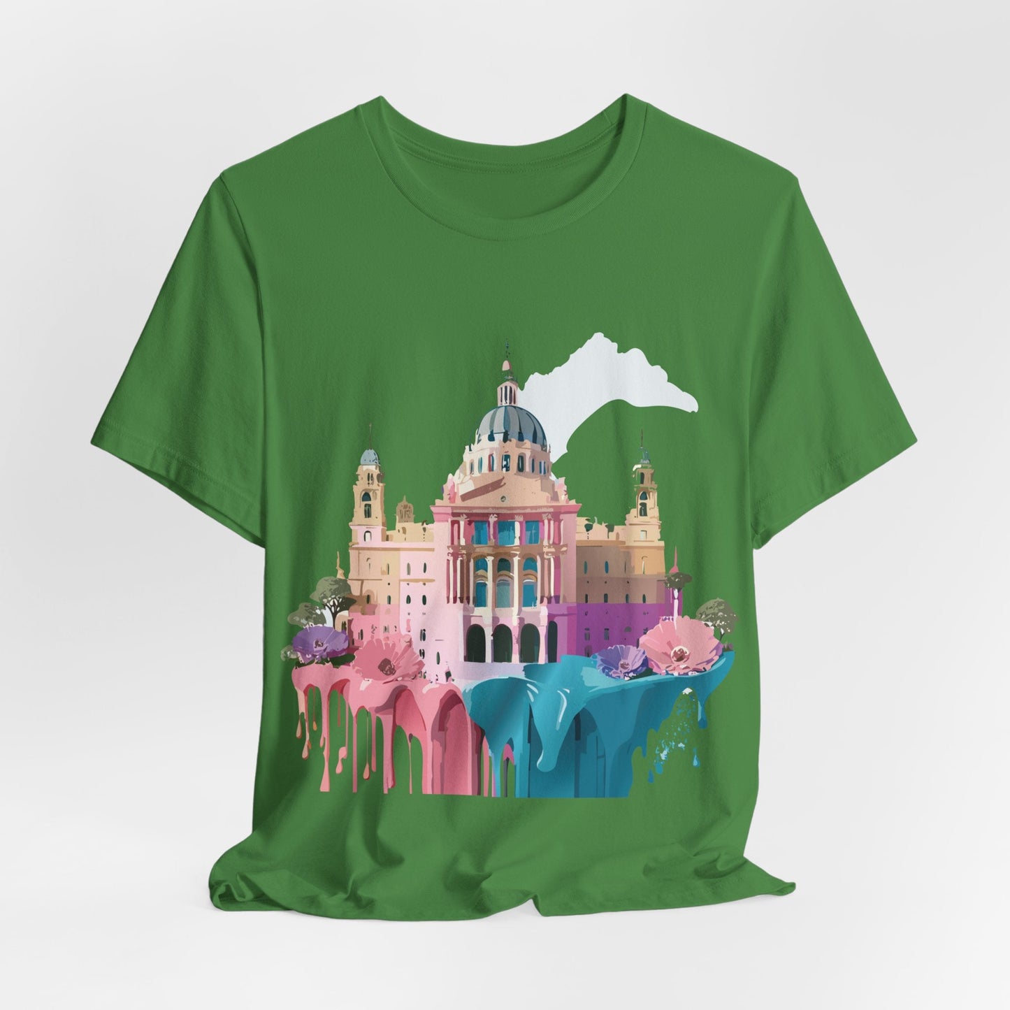 Adelpha Unisex Graphic Tee Madrid Tourist Shirt Vintage Inspired Art Design By Adelpha