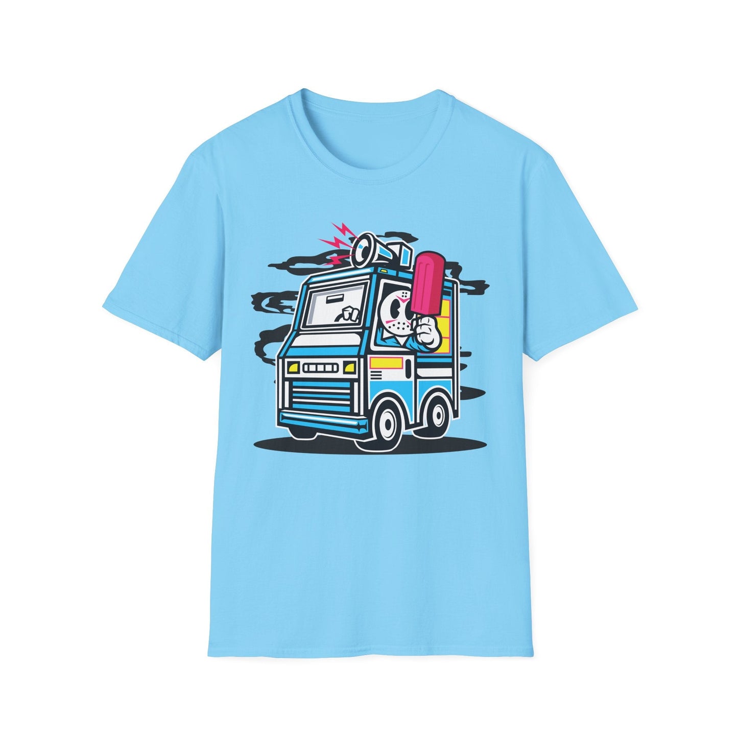 Cartoon T Shirt Animation Tee Funny Unisex Softstyle Gildan 64000 100 Percent Ring Spun Cotton