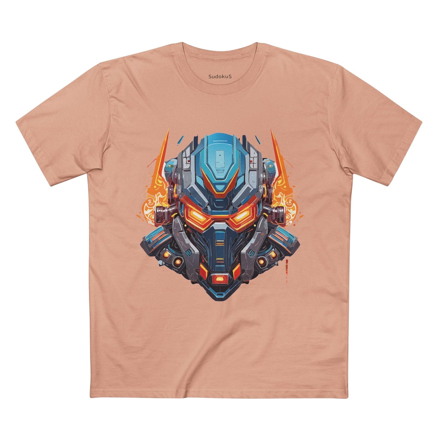 Cyborg Robot Graphic Unisex 100 Cotton Staple Tee 17