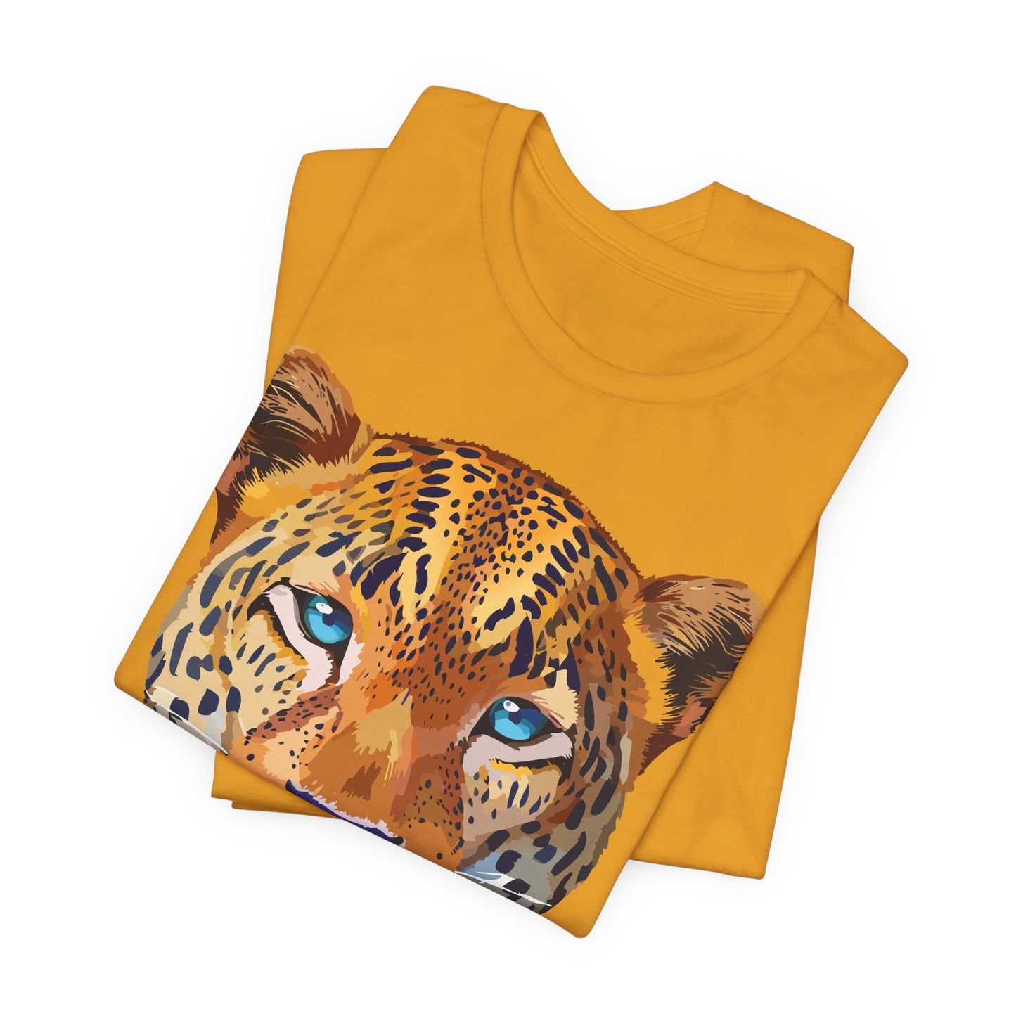 Unisex Animal Print Tee Shirt With Art Design Wild Animals Graphic Tee For Everyday Wear
