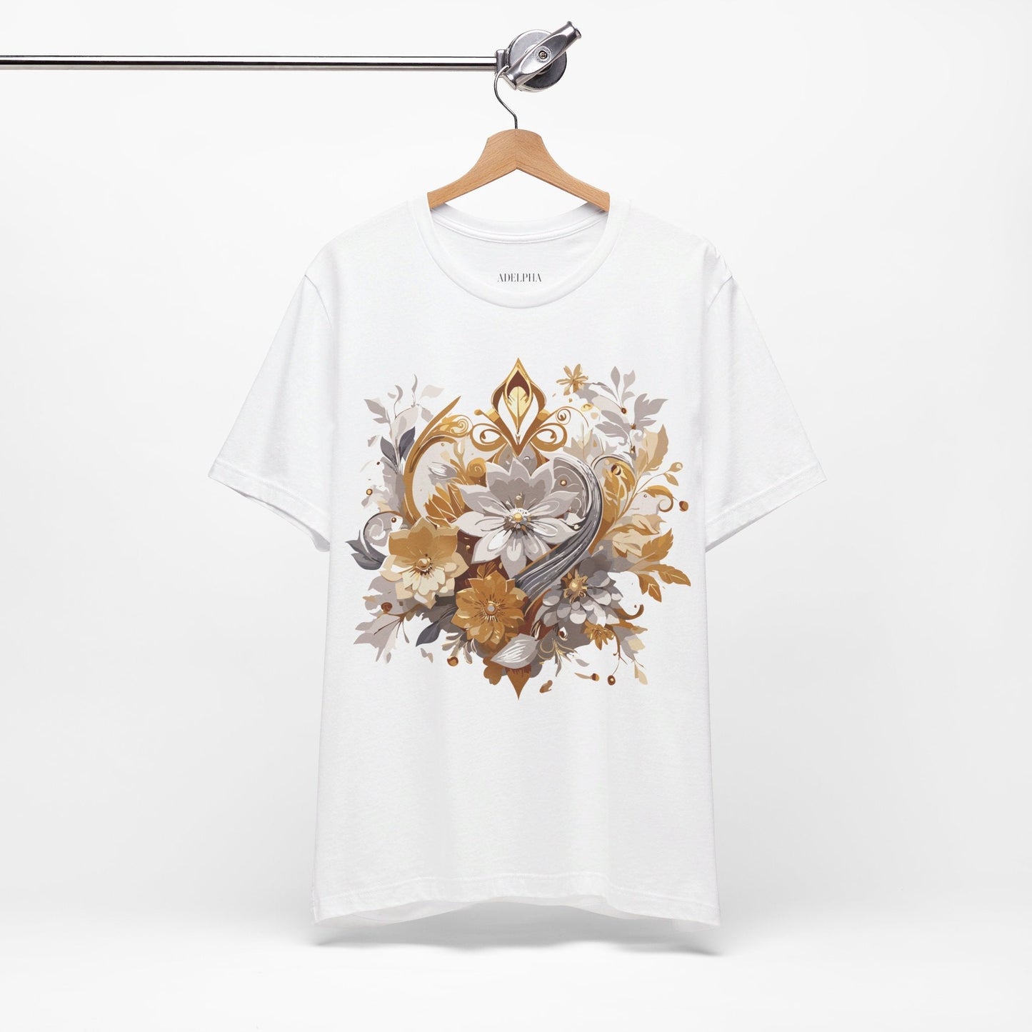 Adelpha Vintage Inspired Unisex Graphic Tee Short Sleeve Jersey Art Design Premium Casual Wear
