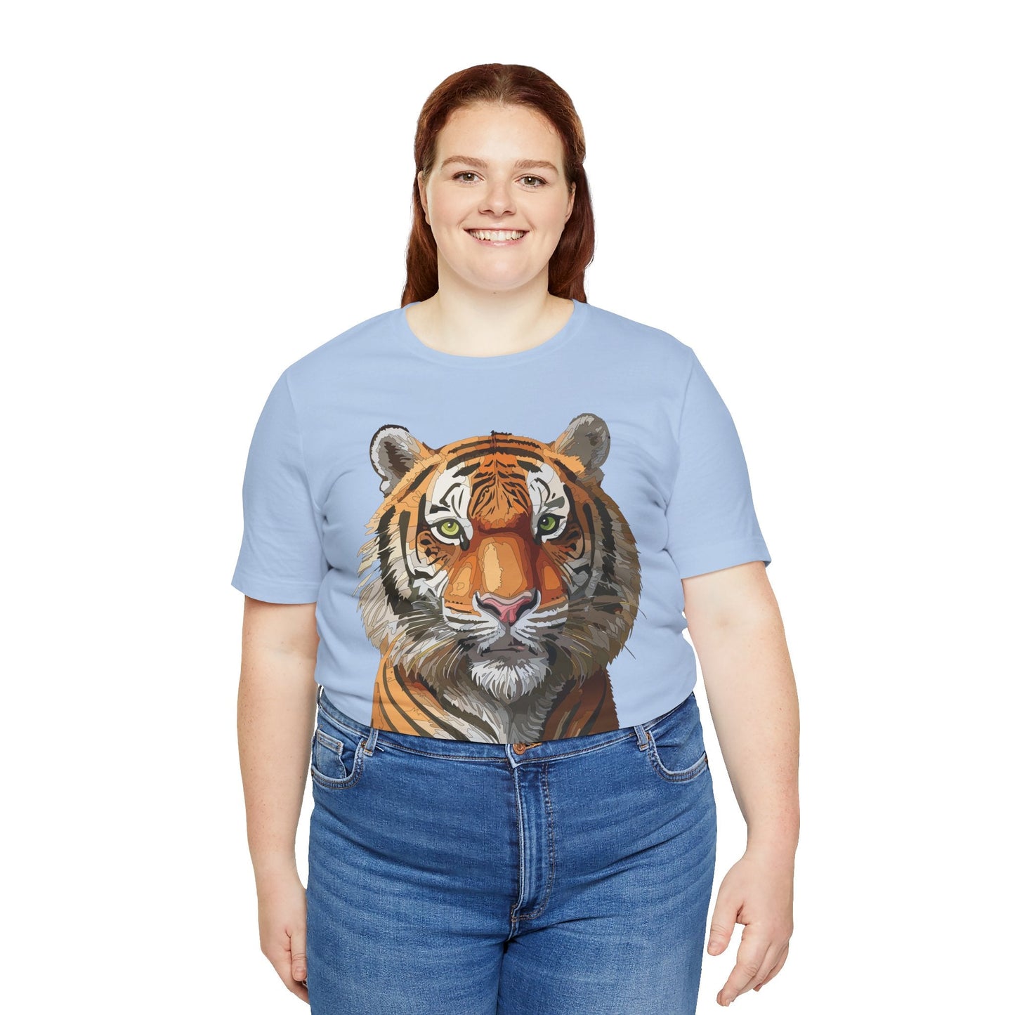 Unisex Animal Art Design Tee Shirt Wild Animals Graphic Tee Softstyle Gildan 64000