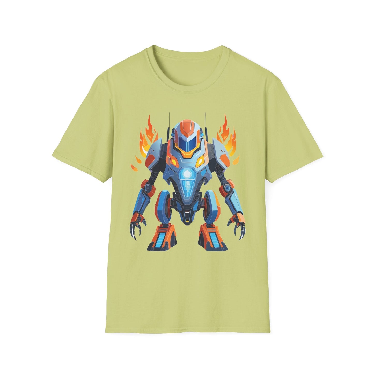 Cyborg Tee Unisex Robot Shirt Terminator Shirt Art Design Gildan Softstyle 64000 Cotton Tee