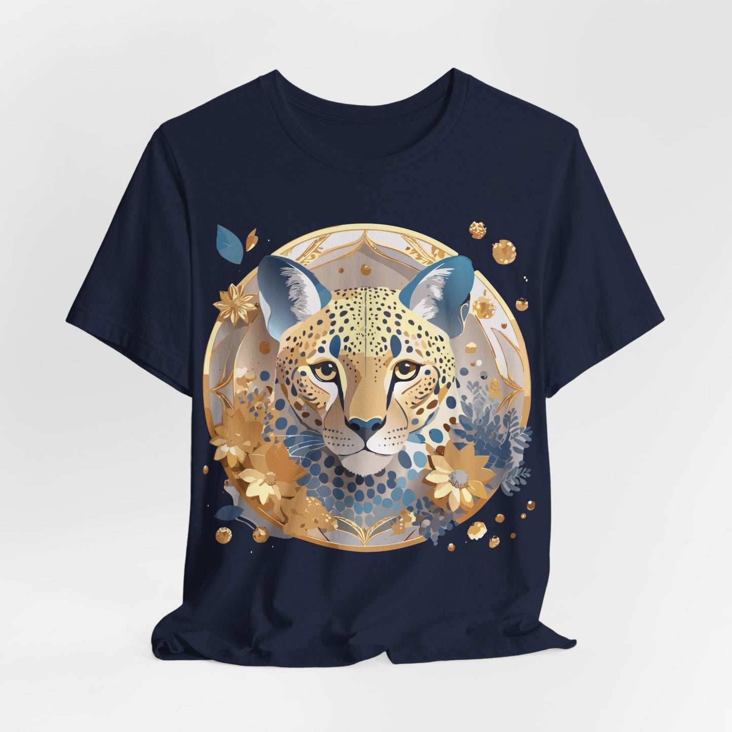 Adelpha Medallion Graphic Tee Unisex Short Sleeve Vintage Inspired Art Design Premium Cotton Jersey