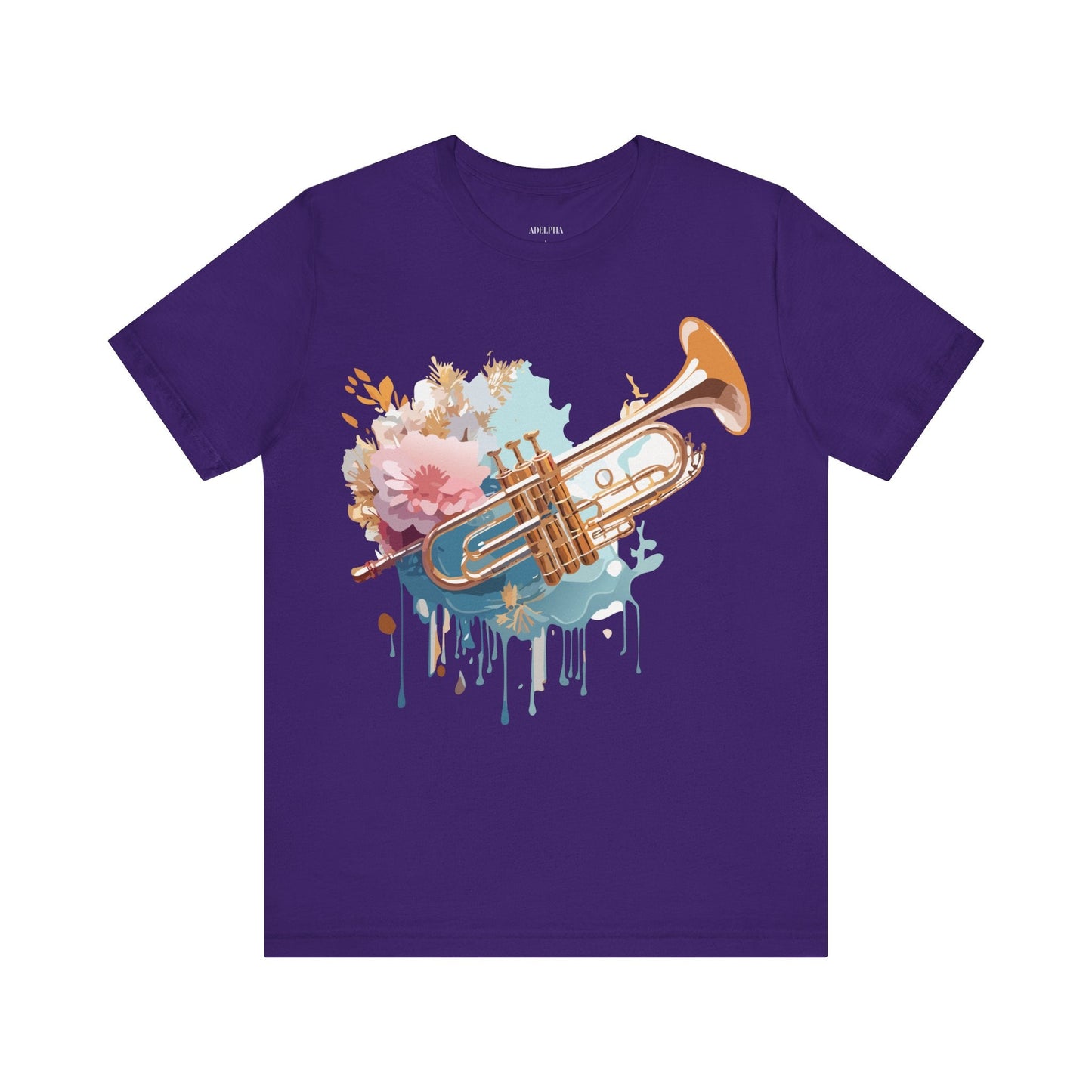 Unisex Graphic T Shirt Adelpha Music Tee Vintage Inspired Art Design Short Sleeve