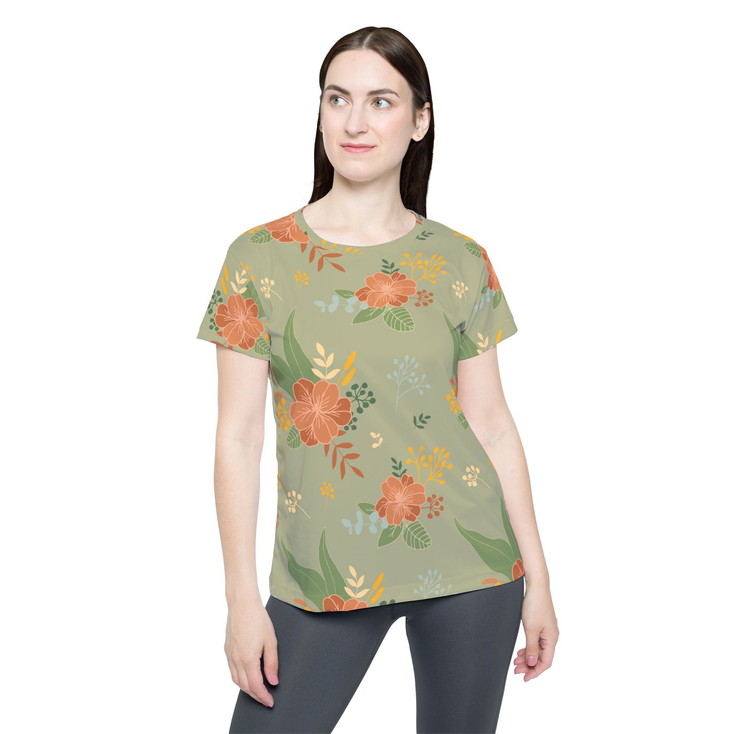 Floral Print Shirt, Shirt with Flowers