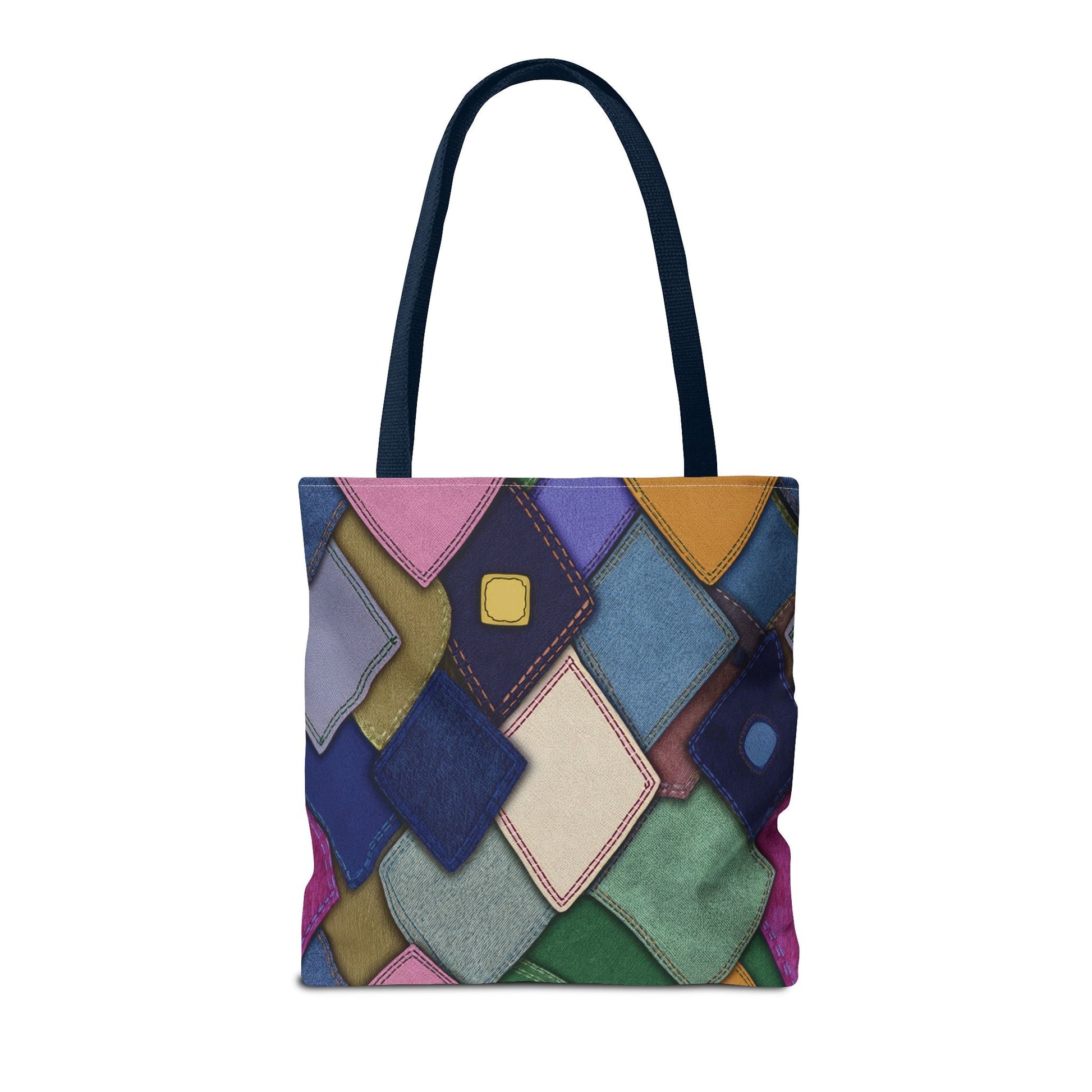 Denim Canvas Bag, Tote Bag Denim Printify