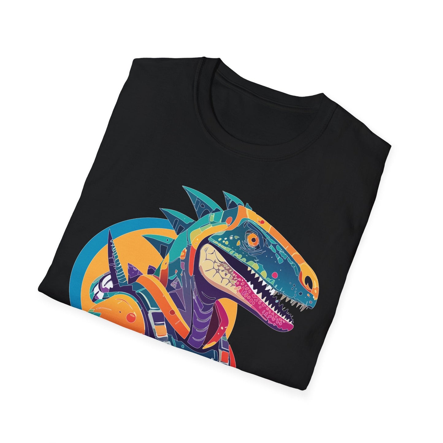 Unisex Alien Cosmos Shirt With Art Design Gildan Softstyle 64000 Short Sleeve Tee