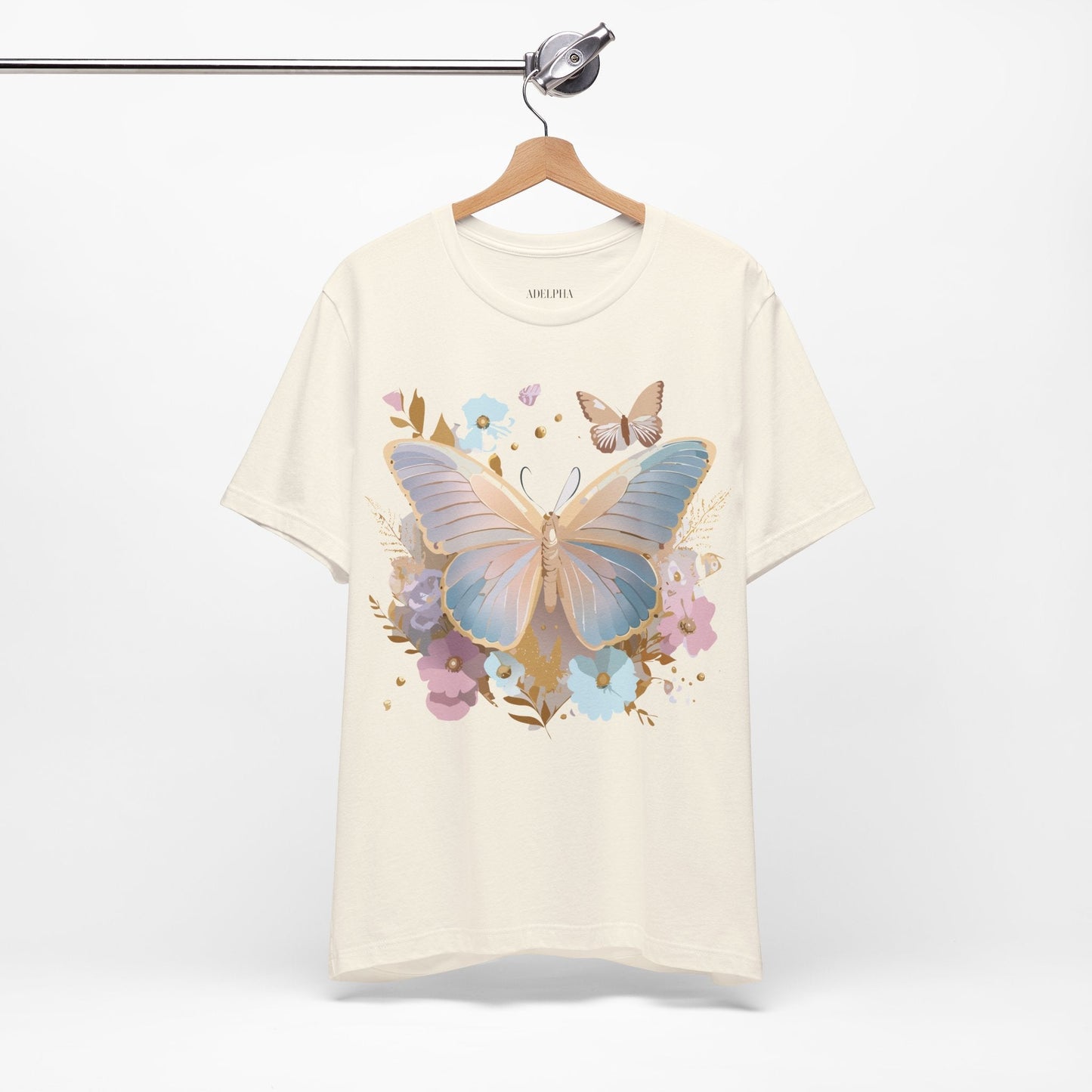 Adelpha Butterfly Graphic Tee Unisex Vintage Artwork Short Sleeve Shirt