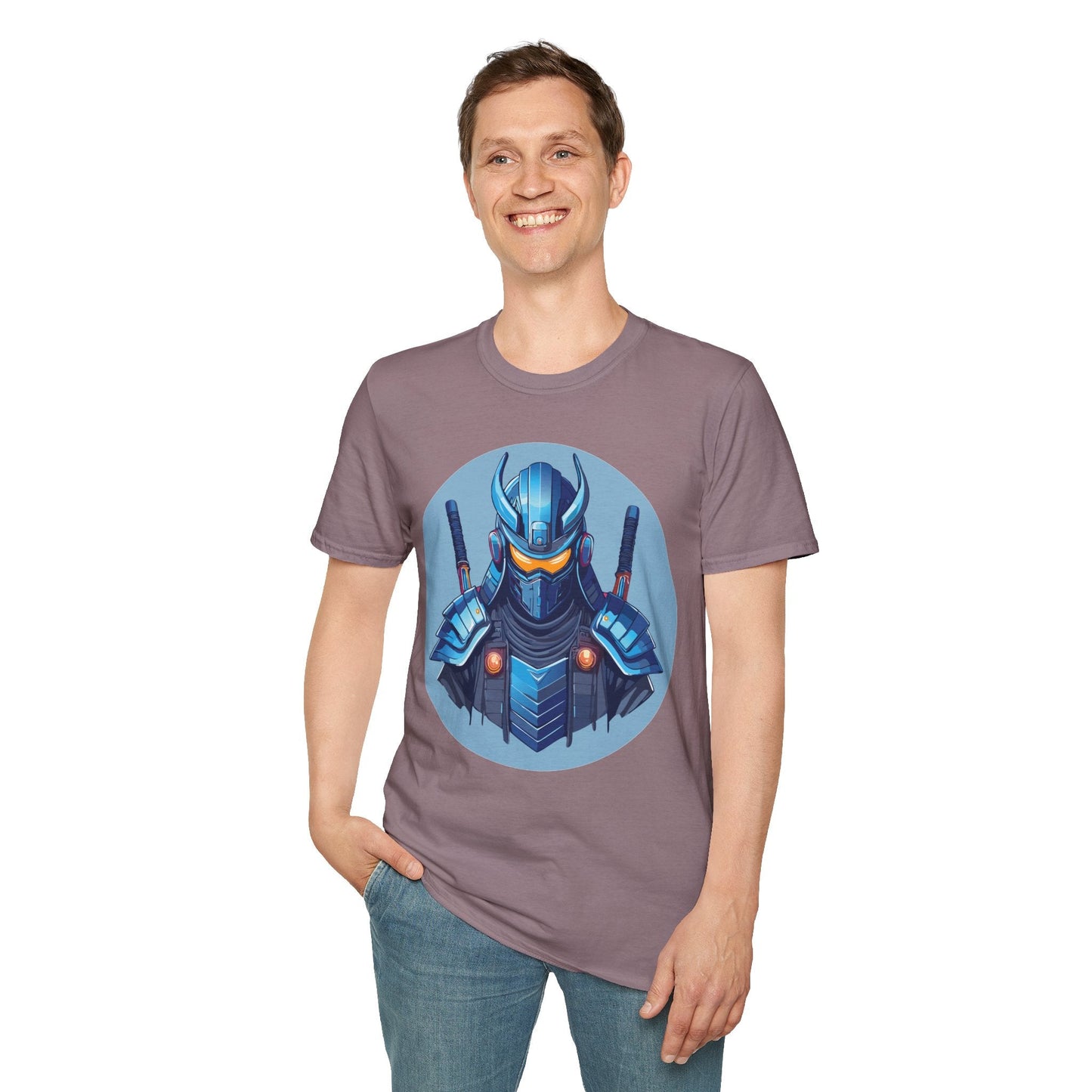 Samurai Shirt Unisex Softstyle T Shirt 100 Percent Ring Spun Cotton Gildan 64000