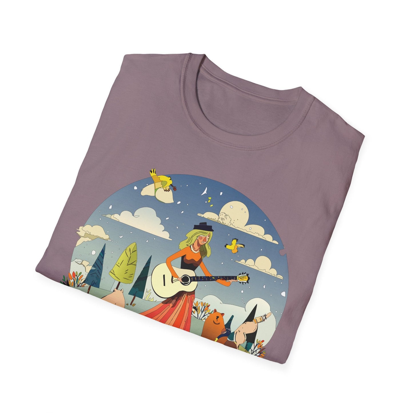 Womens Graphic T Shirt Art Design Tee Unisex SoftStyle Gildan 64000 100 Percent Cotton