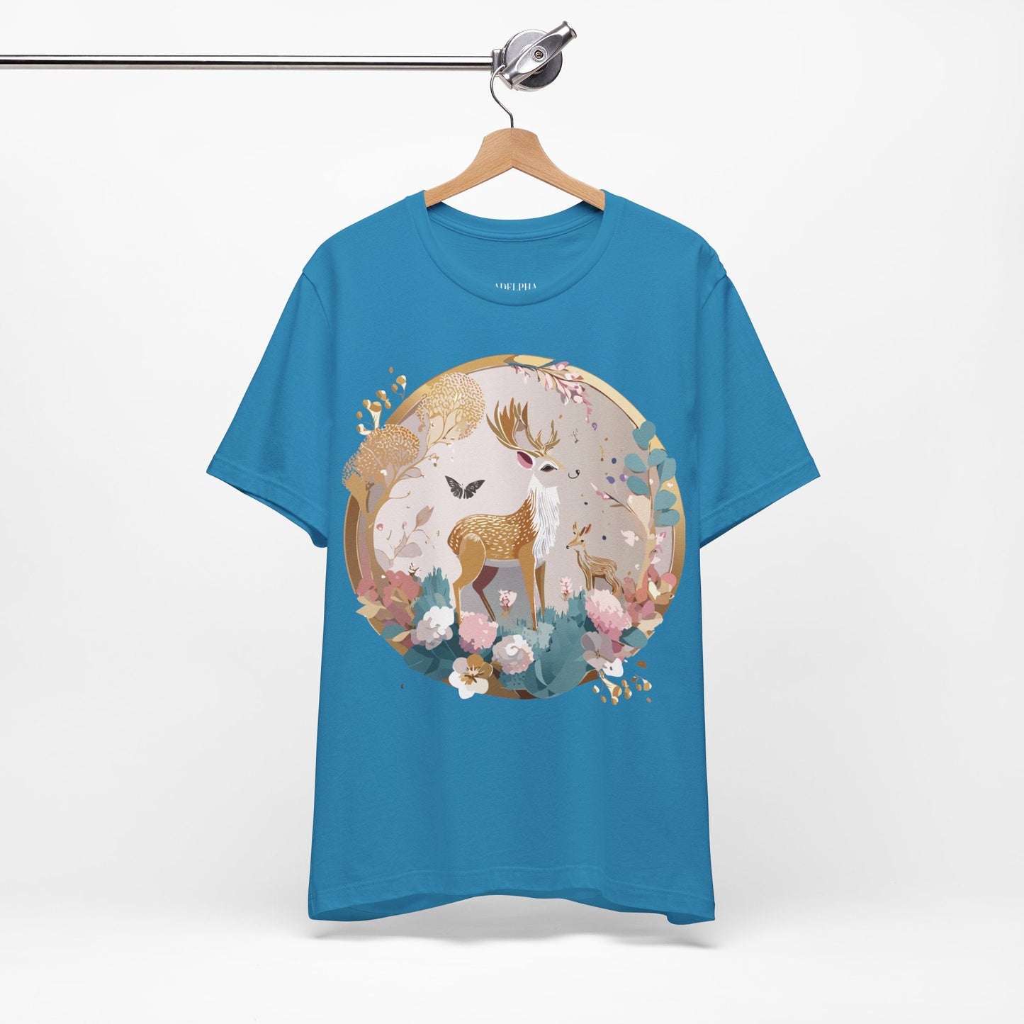 Medallion Graphic T Shirt Unisex Adelpha Vintage Inspired Artwork Short Sleeve Tee
