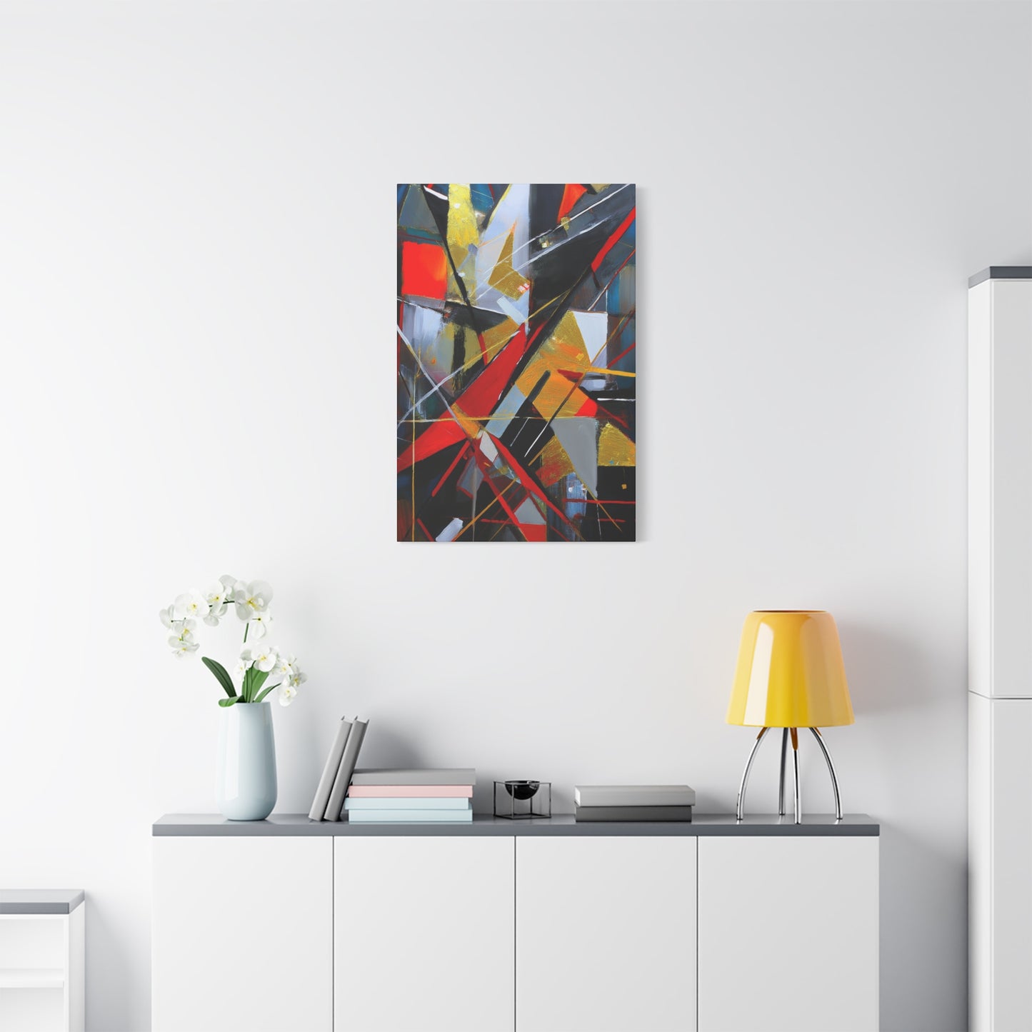Abstract Oil Painting Print Canvas 20x24,20x30,24x30 24x32,24x36,30x40 32x48,36x48,40x60 Pine-Wood Inner Frame ABS-194