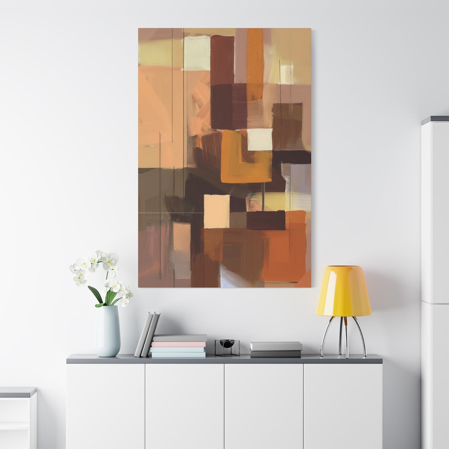 Abstract Geometric Painting Print Canvas 20x24,20x30,24x30 24x32,24x36,30x40 32x48,36x48,40x60 Pine-Wood Inner Frame ABS-49