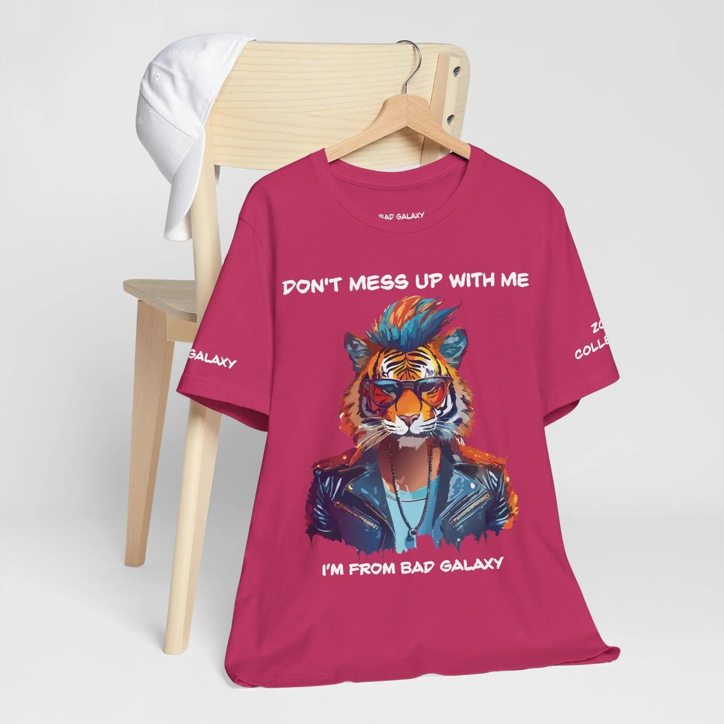 Animal T Shirt Bad Galaxy Made To Order Cotton Tee With Eco Friendly Inks Free Shipping USA