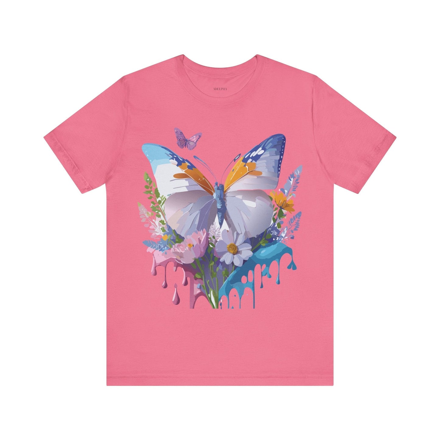 Butterfly Graphic Tee From Adelpha Vintage Artwork Unisex Short Sleeve Shirt