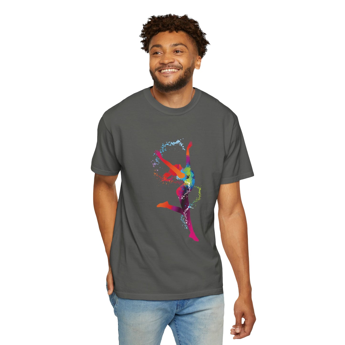 Unisex T-shirt with sports art design