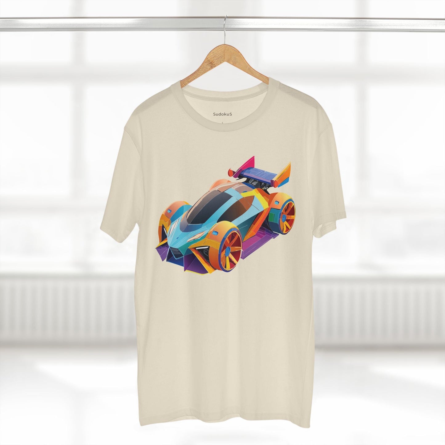 Car Graphic Unisex 100 Cotton Staple Tee 23