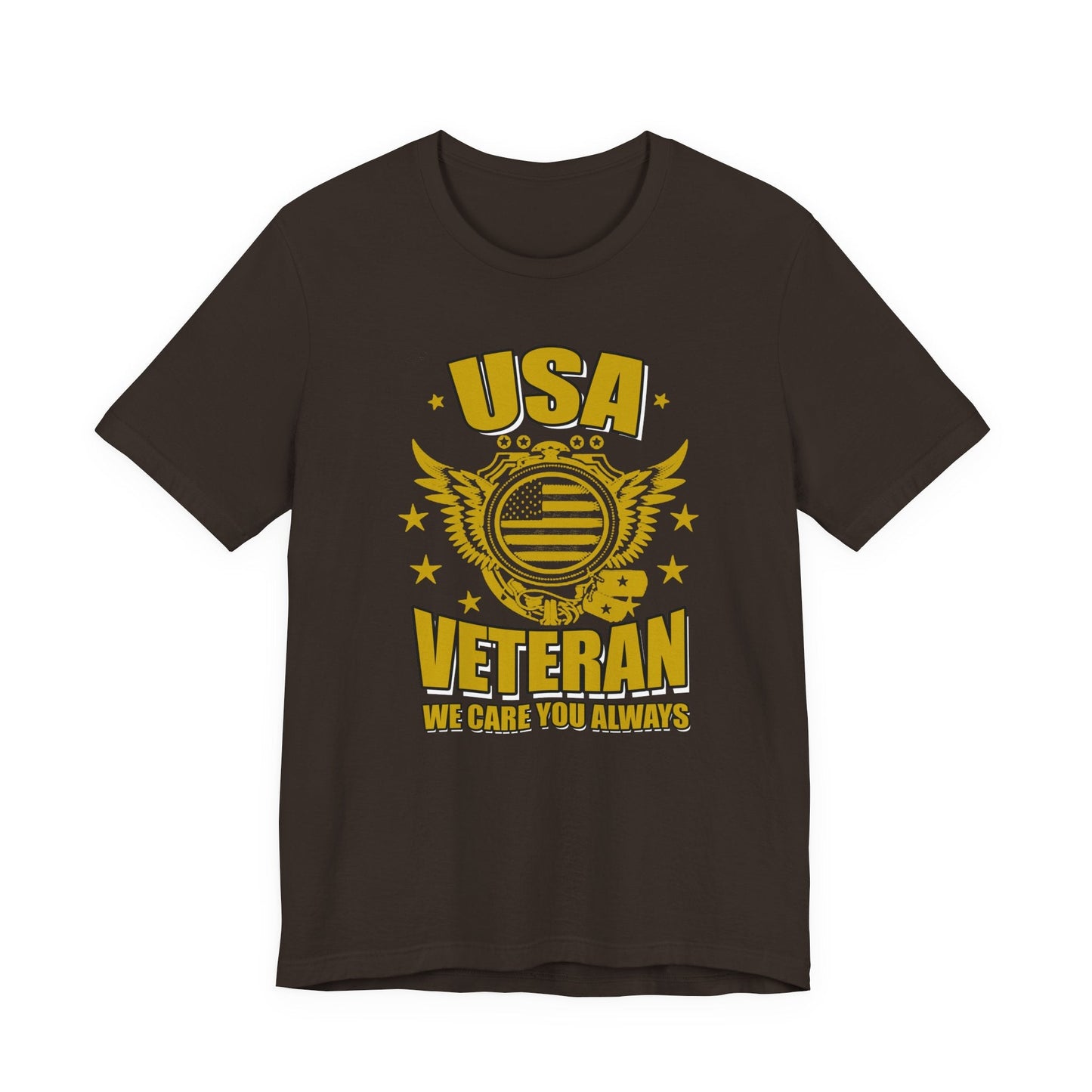 Army Veteran Patriotic Graphic Design Unisex Cotton T-Shirt v59