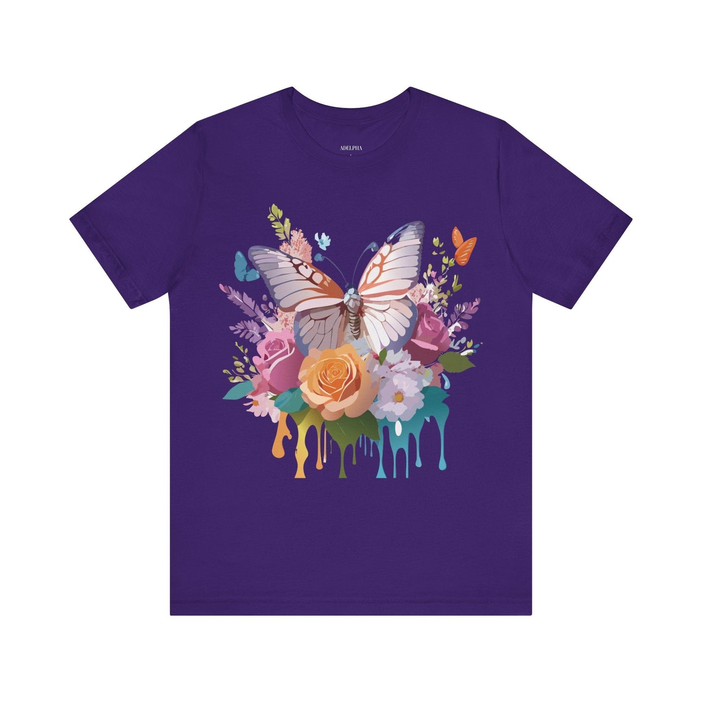 Adelpha Butterfly Graphic Tee Art Design Vintage Unisex Short Sleeve Shirt