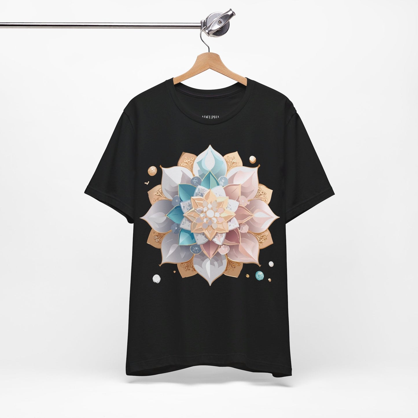 Mandala Graphic Tee Unisex Vintage Inspired Art Design Shirt By Adelpha Premium Artwear