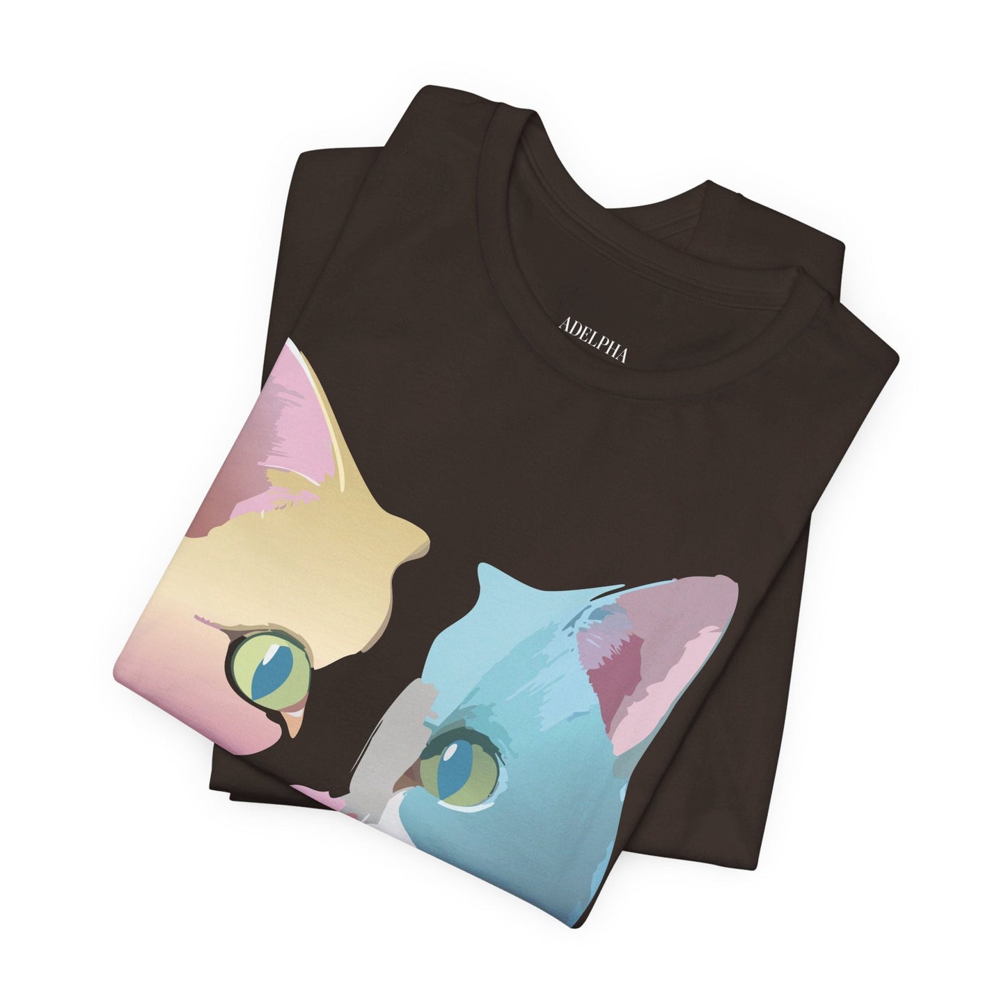 Cat Graphic Tee Unisex Vintage Inspired Shirt By Adelpha Limited Edition