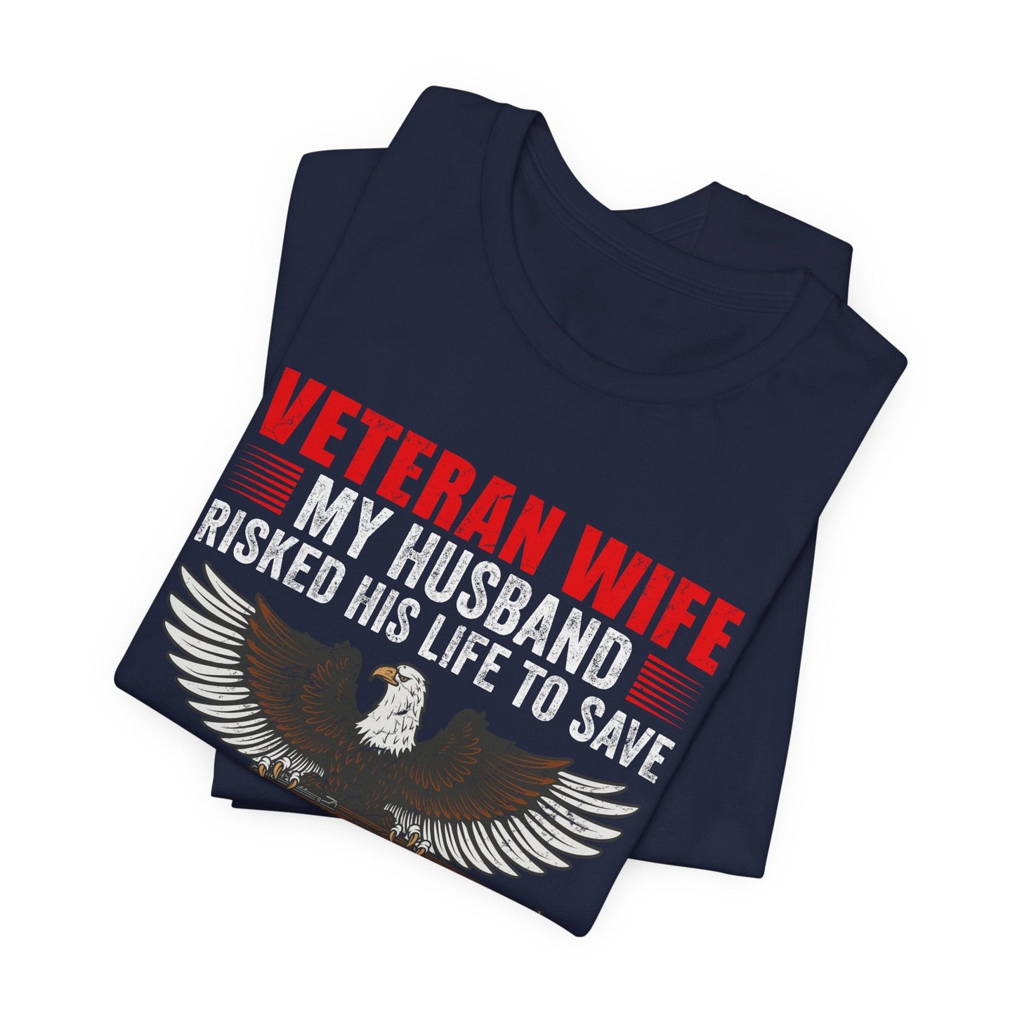 Army Veteran Patriotic Graphic Design Unisex Cotton T-Shirt v40