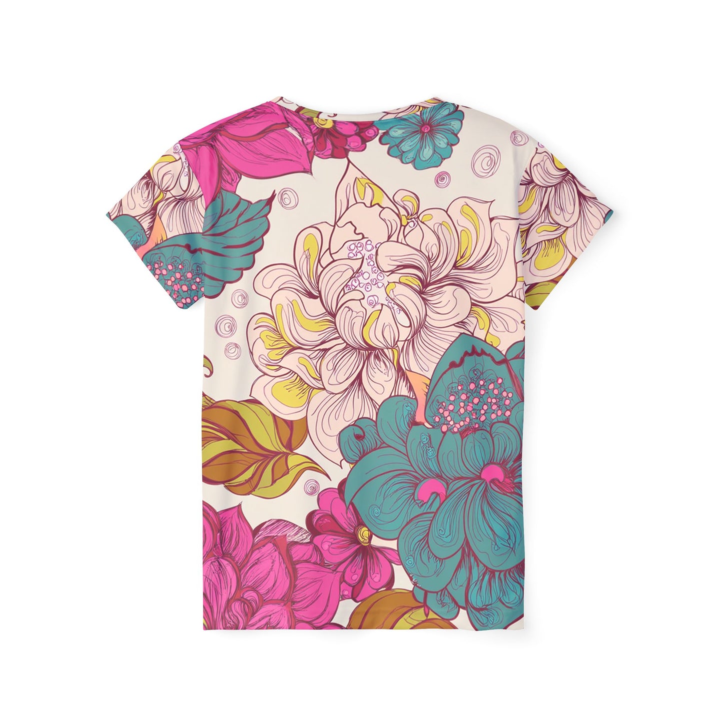 Women Poly Shirt with Floral Print F261