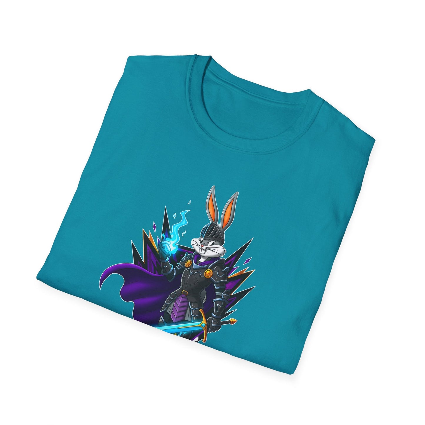 Bugs Bunny Shirt Unisex Gildan Softstyle Tee 100 Percent Cotton Cartoon Graphic Design