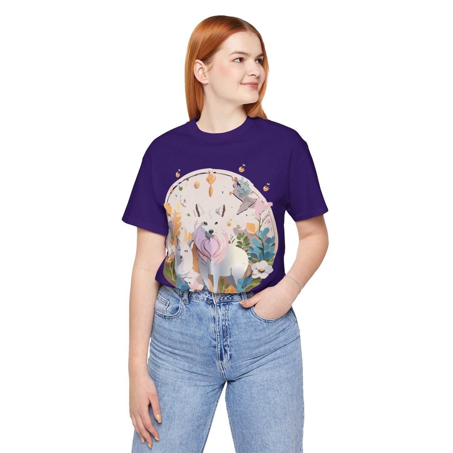 Adelpha Graphic Tee Unisex Short Sleeve Shirt With Vintage Art Design For Everyday Wear