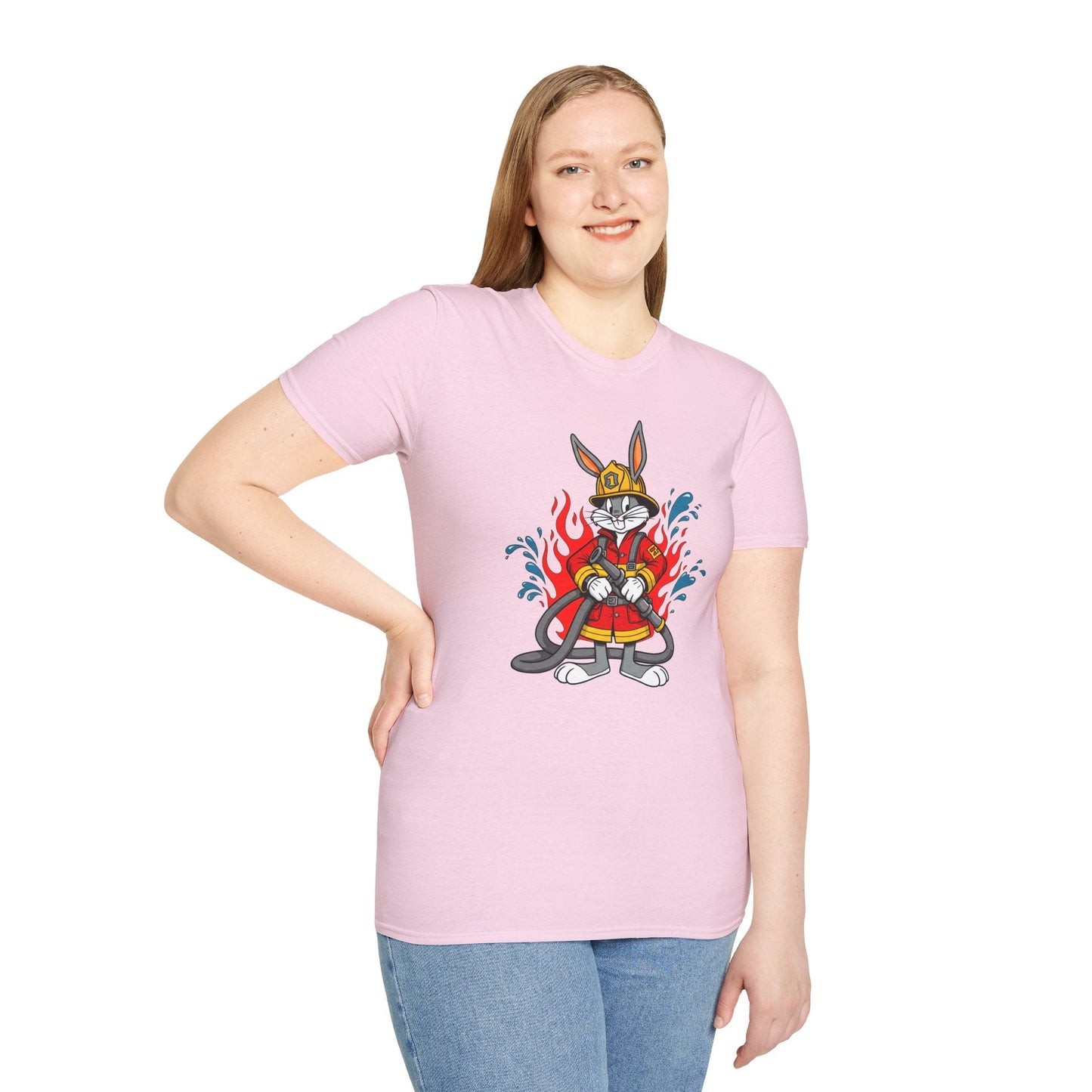 Bugs Bunny T Shirt Unisex Cartoon Tee Softstyle 64000 Cotton Graphic Tee For Fans
