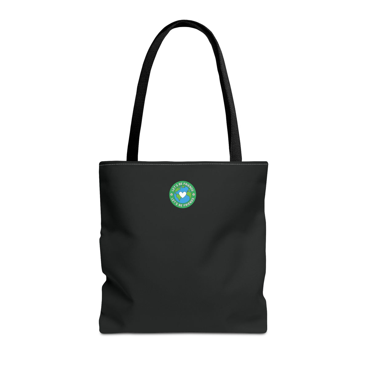 ECO BLACK COLOR CANVAS BAG HIGH-QUALITY 100% SPUN POLYESTER 3 SIZES BAG-E1