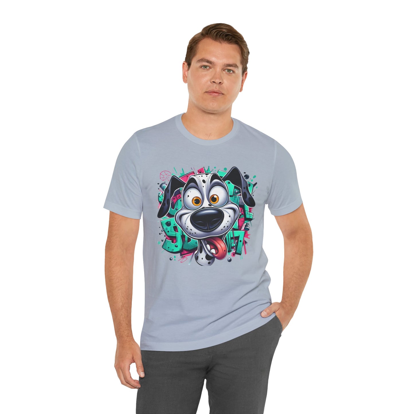 Viki Animal Tees, Dog Tee Shirt, Funny Dog T-Shirt, Art Design Top, Funny Animal T-Shirt, Graphic Tee