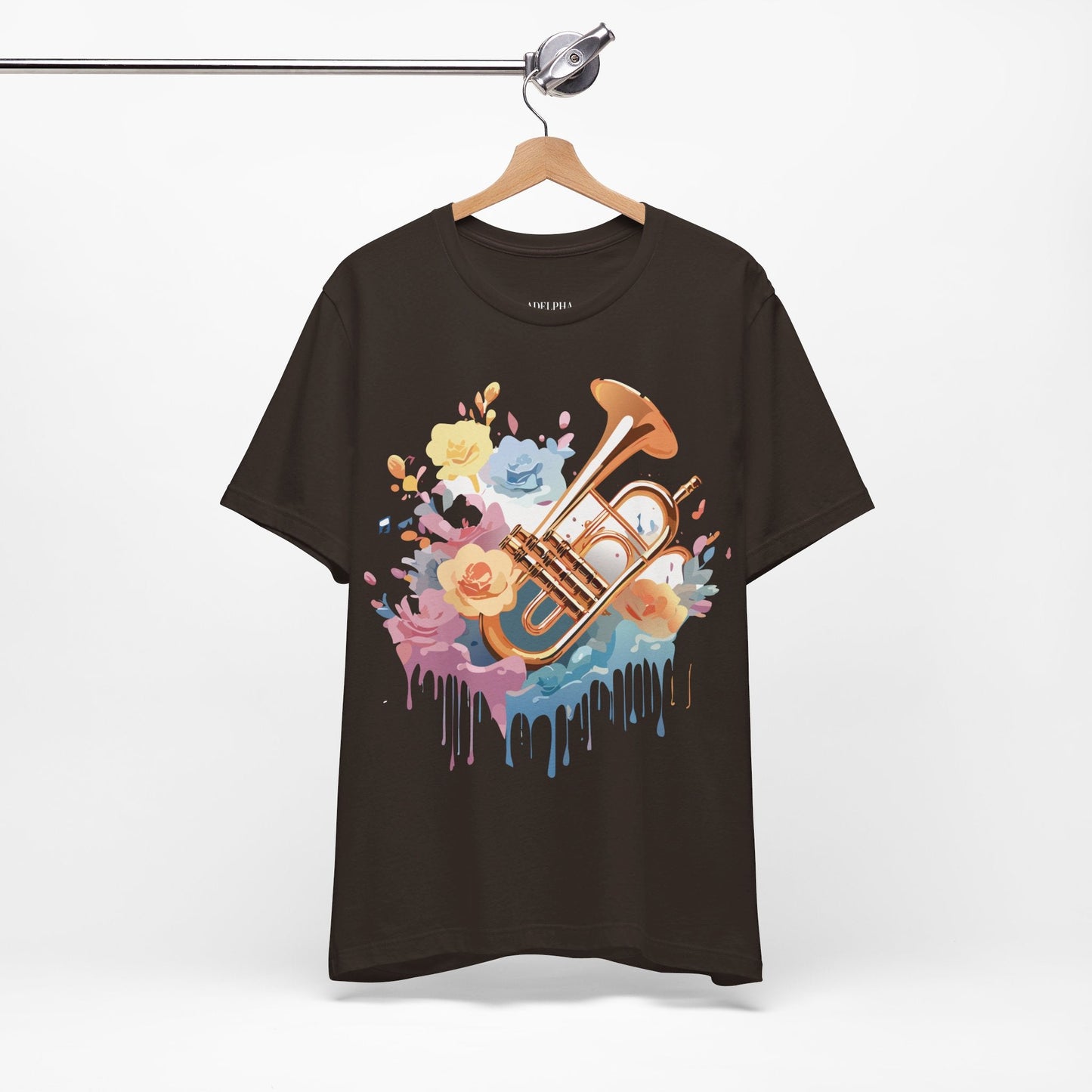 Music T Shirt Unisex Graphic Tee Vintage Artwork Adelpha Short Sleeve Art Design