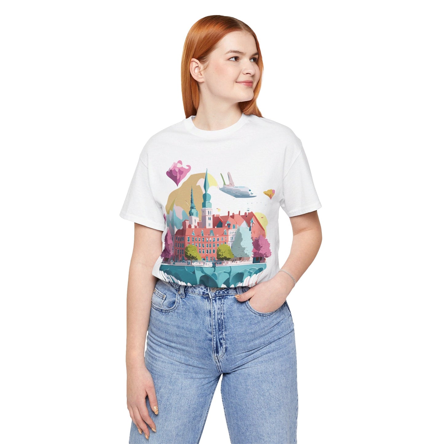 Germany Tourist Shirt Unisex Graphic Tee Vintage Inspired Art By Adelpha Premium Design