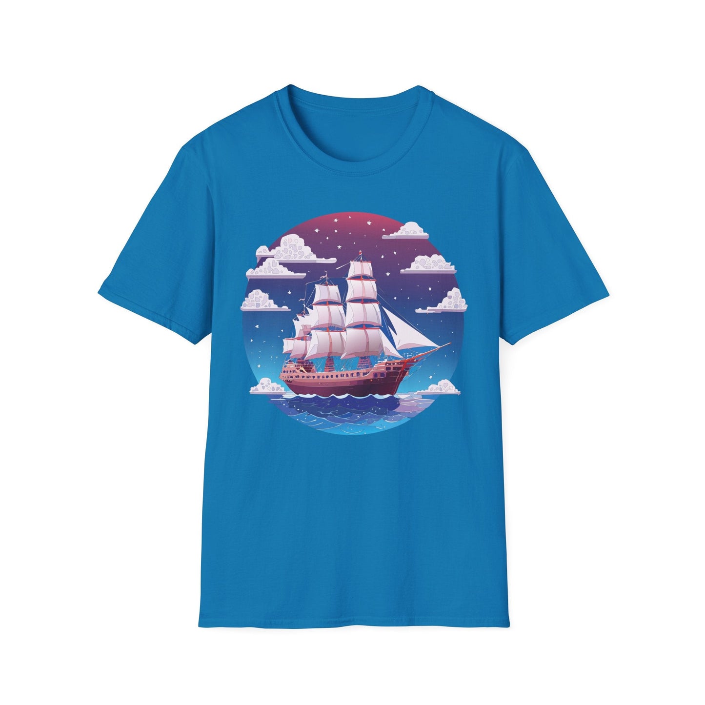 Ship T Shirt Frigate T Shirt Vessel Tee Shirt Unisex Softstyle 100 Percent Ring Spun Cotton