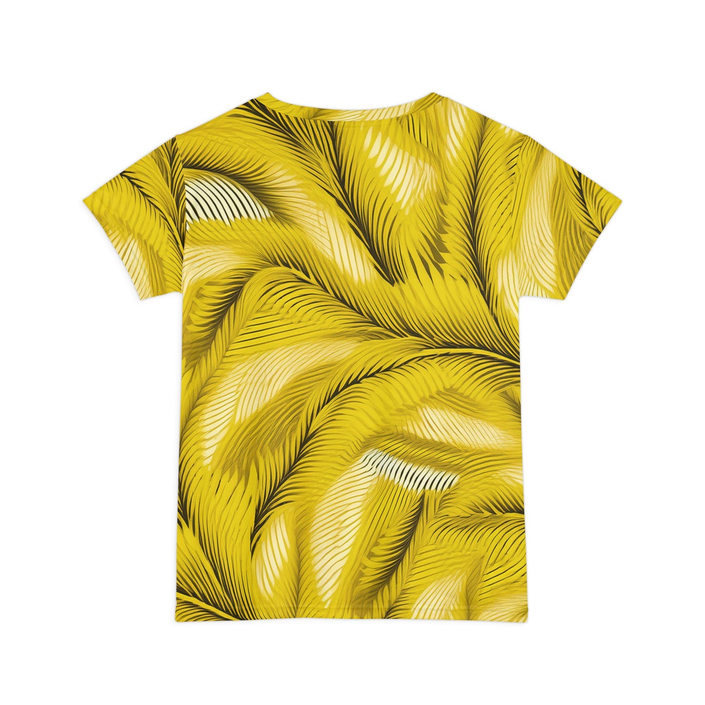 Women Poly Span T-Shirt with Floral Print