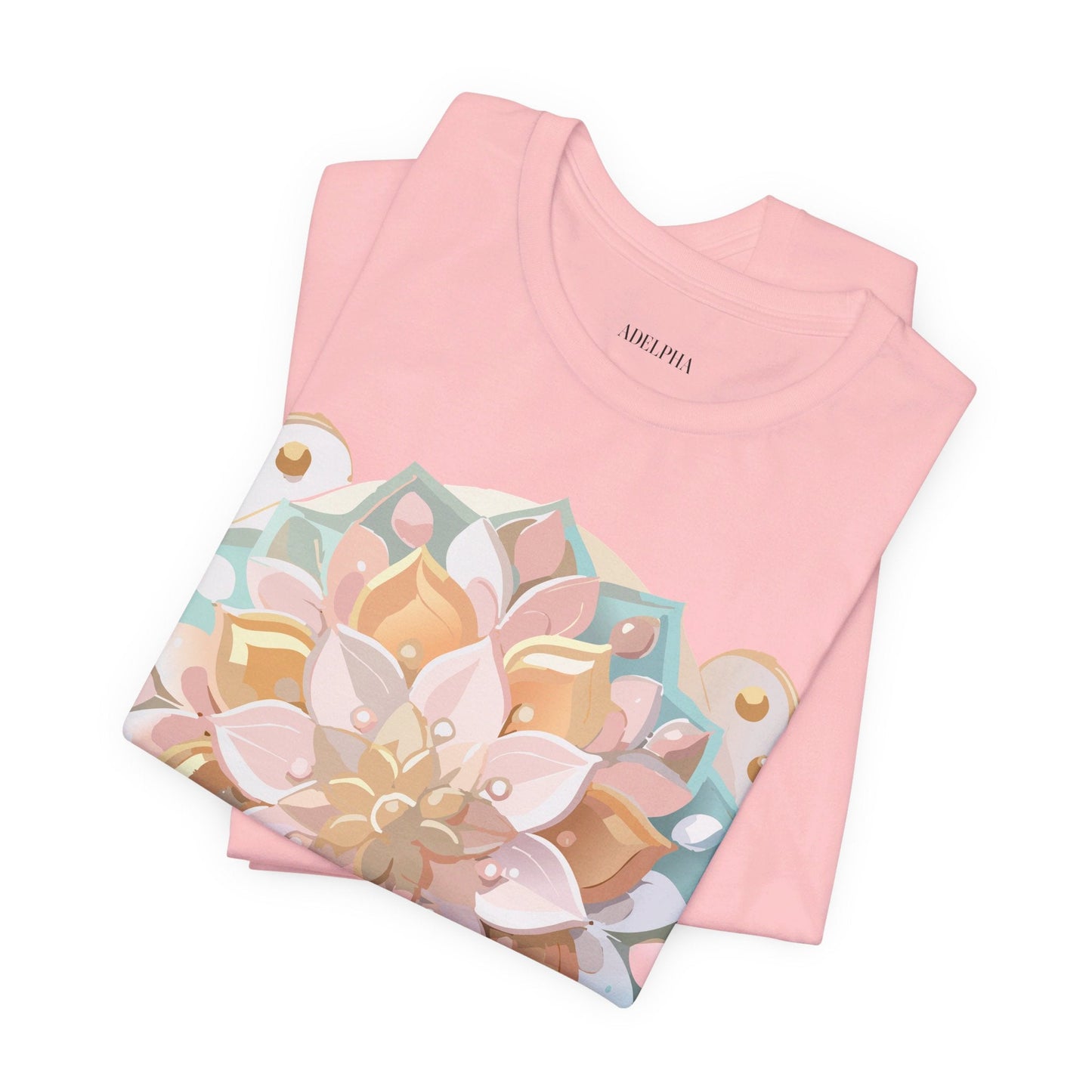Mandala Shirt Graphic Tee Unisex Adelpha Vintage Inspired Art Design Premium Apparel