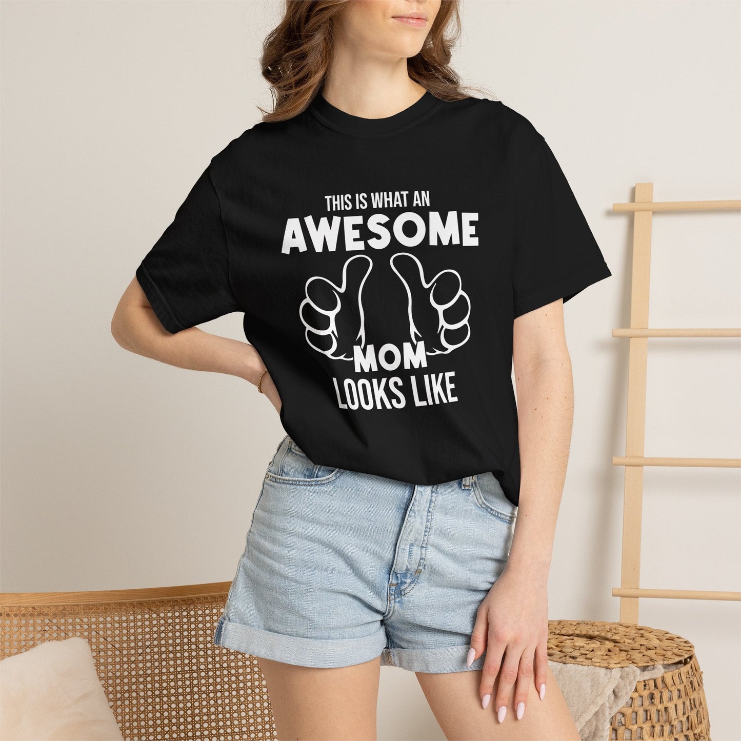 Mom T-shirt Mother's Day Mama Tee Unisex Comfort Colors Garment-Dyed Cotton h25