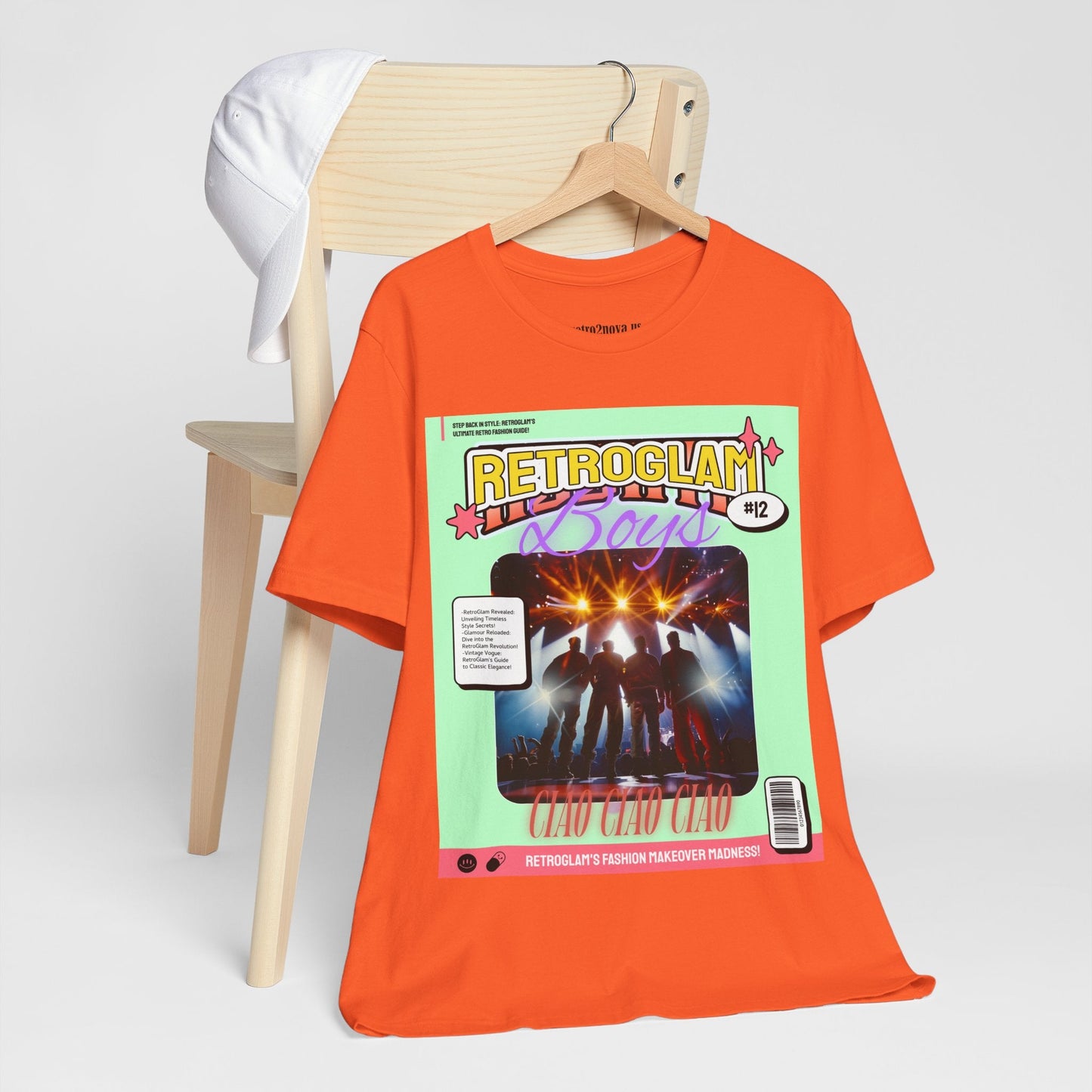 Magazine Cover Shirt Unisex Short Sleeve Tee Lightweight Breathable Fabric