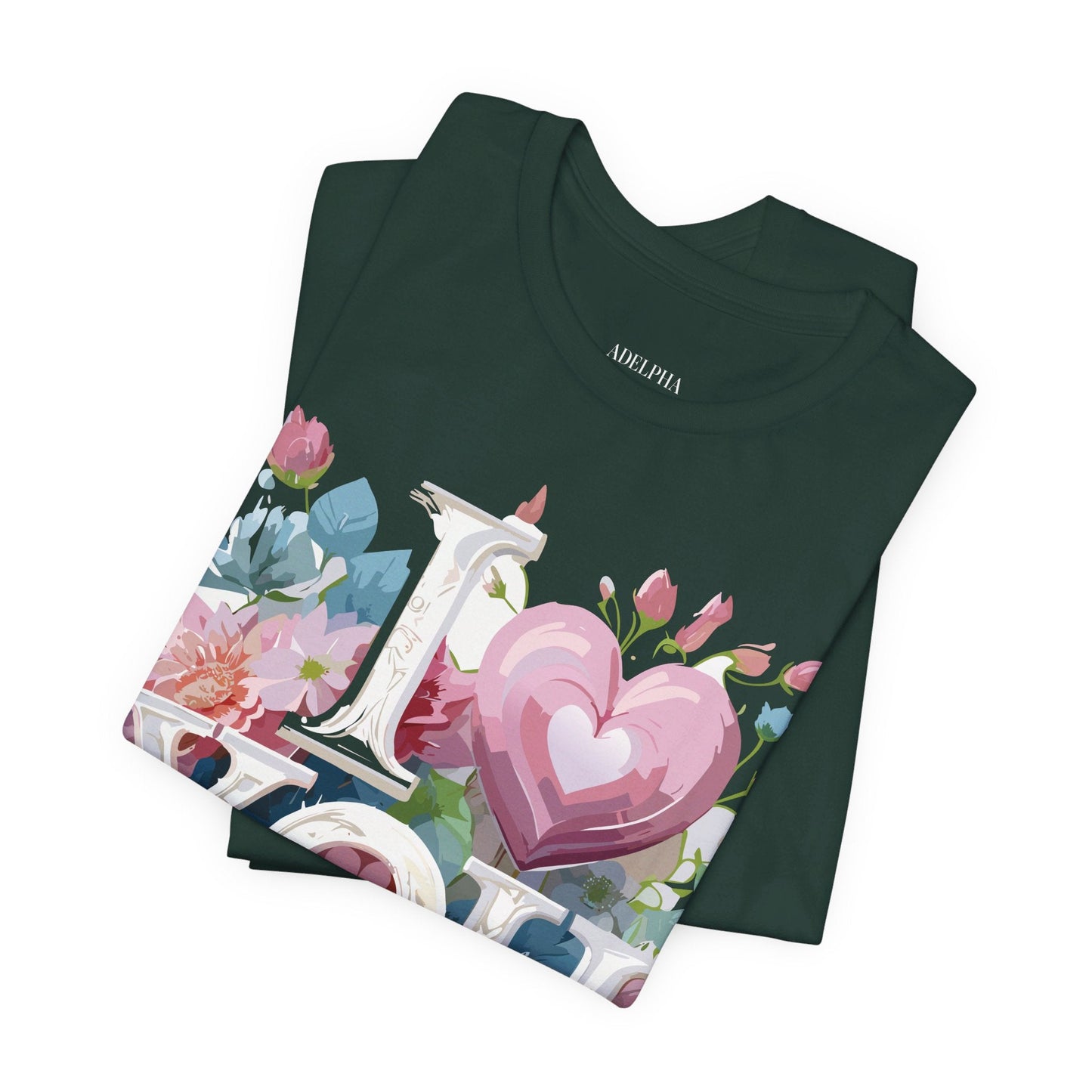 Valentine Graphic Tee Unisex Jersey Short Sleeve Vintage Inspired Art Design Adelpha