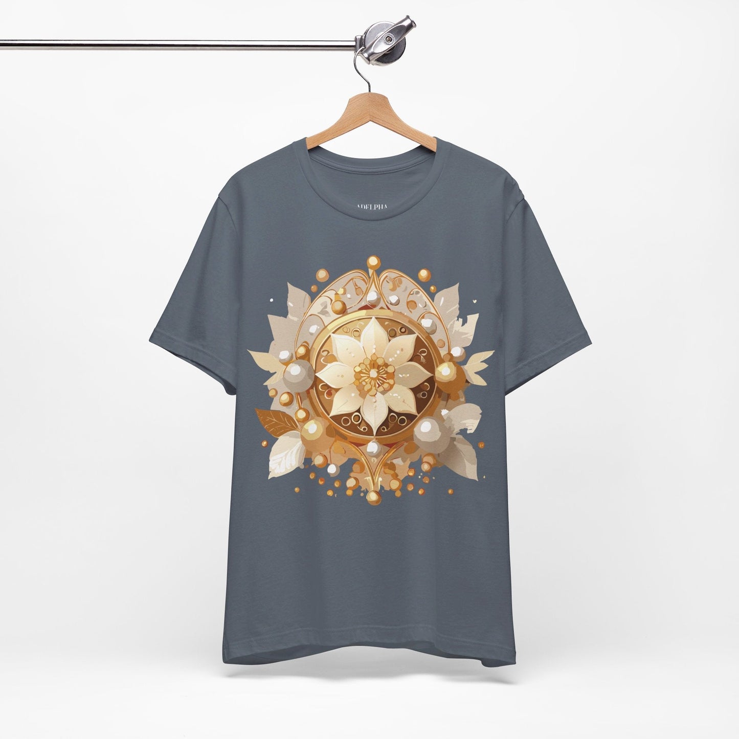 Jewelry Graphic Unisex 100 Cotton Vintage Treasure Art T-Shirt 47