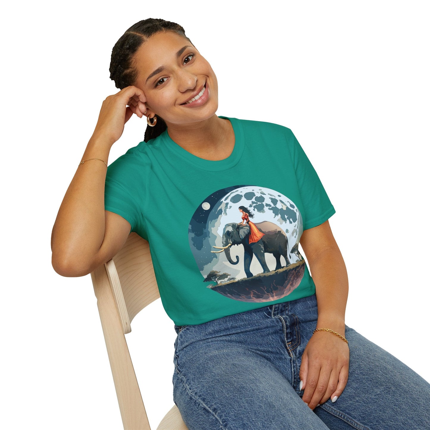 Womens Graphic T Shirt Art Design Tee SoftStyle Gildan 64000 100 Percent Ring Spun Cotton Comfort